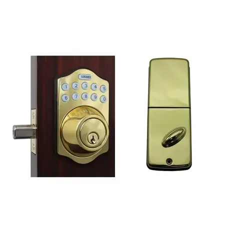 Lockey E910-BB-R Electronic Deadbolt Lock Remote Ready w/ 1 Remote