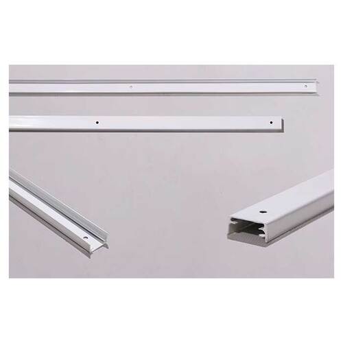 36-Inch Bi-Fold Door Track System - White Ceiling Mount | Easy Installation