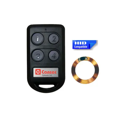 CA-CP1TXFOB-H HID Four-Button RF Transmitter, 37 Bit