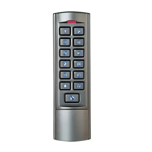 Surface Mount Keypad, 2,000 Users, Slim Line, (1) Form C Relay, 12 VDC