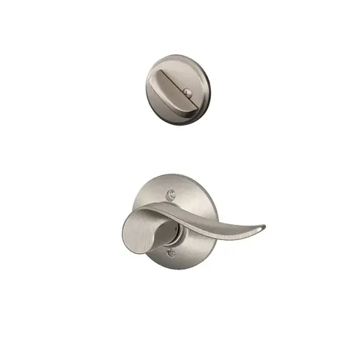 F59 Sacramento Inside Trim Handleset/Entrance Lever Lock Satin Nickel