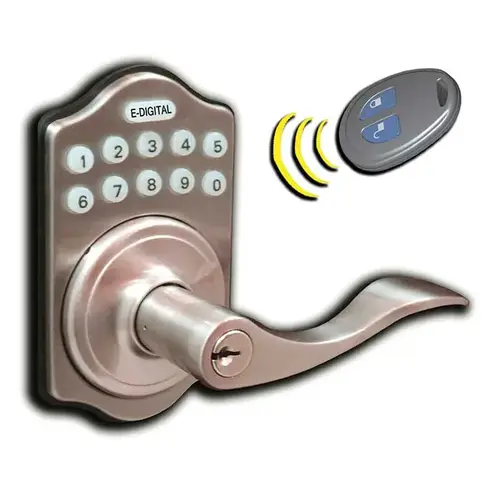 Lockey E985-BB-R Electronic Lever Lock Remote Ready W/1 Remote