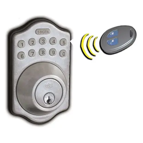Lockey E910-SN Electronic Digital Deadbolt Lock