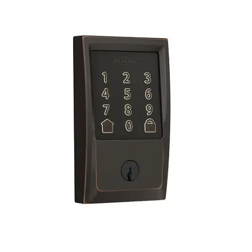 Encode Smart WiFi Single Cylinder Deadbolt Camelot Trim