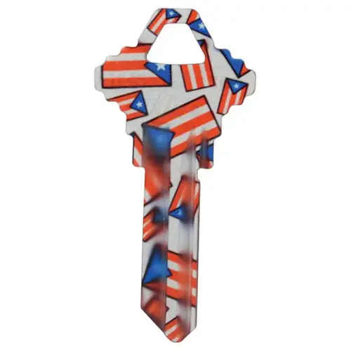 Blank Personalized Keys - Puerto Rico Flag