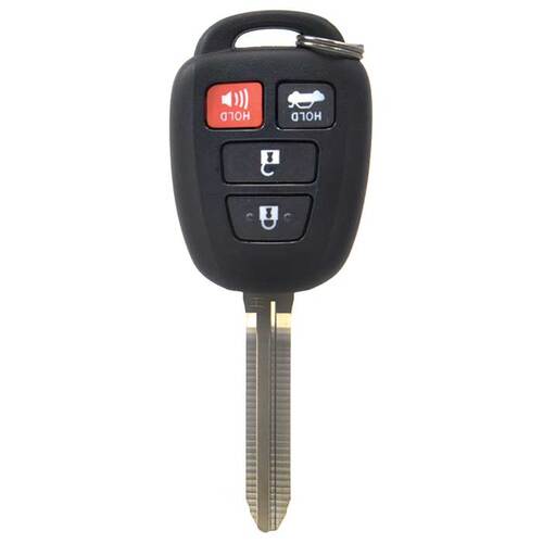 14-19 Toyota Corolla 4 Button Remote Head Transponder- USA