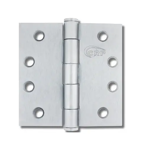 4x4 PLAIN BRG. HINGE .130 GAUG Bright Chrome