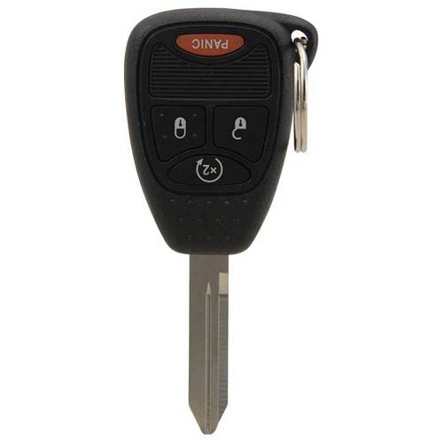 Basiks JEE-68039414AA 2007-16 Jeep Wrangler 4 Button-remote start - Remote Head Transponder Key