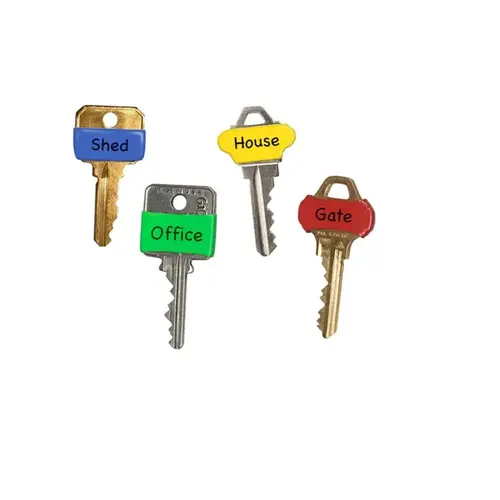 Key ID Tag Plastic Assorted Assorted