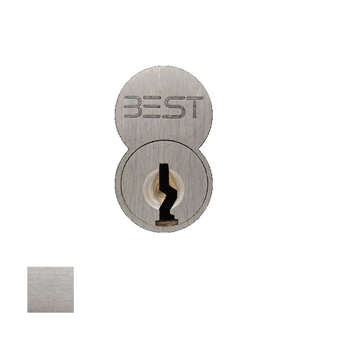Standard 7 Pin B Keyway Uncombinated Core Satin Chrome Finish