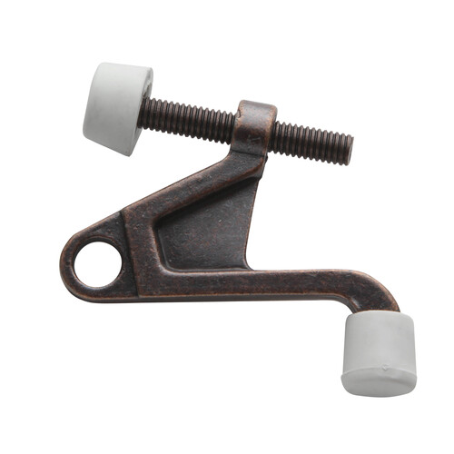 Heavy Duty Jumbo Hinge Pin Door Stop Oil Rubbed Bronze