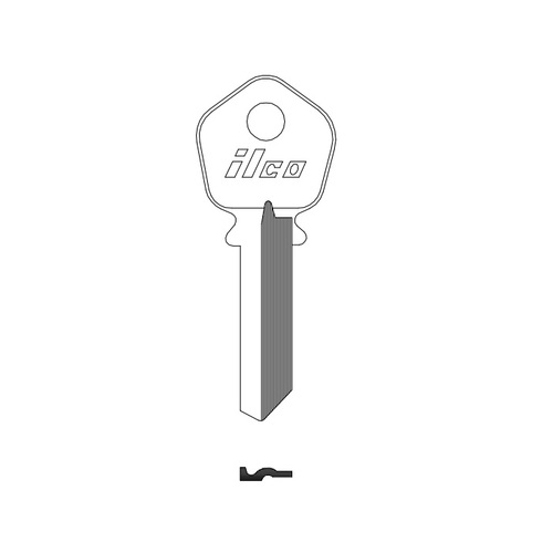 Key Blank Peterboro 1034G