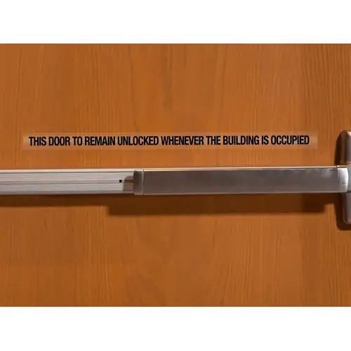 BCF 146-BLACK 146 Clear With Print Door Decal