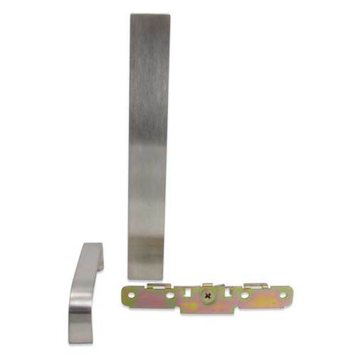 Narrow Glass Door Trim 01CN Alum