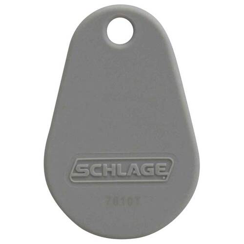 Schlage Electronics 7610T Thin Proximity Card Fob Bit Format 37X HID Compatible Facility Code 1237