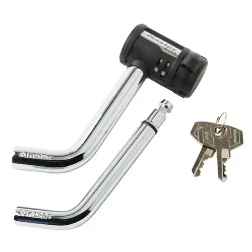 Receiver Lock, Stainless Steel, Black/Silver