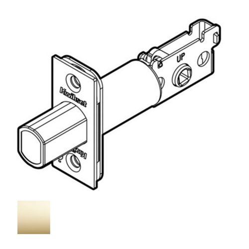 2-3/8" Square Deadbolt Latch Bright Brass Finish