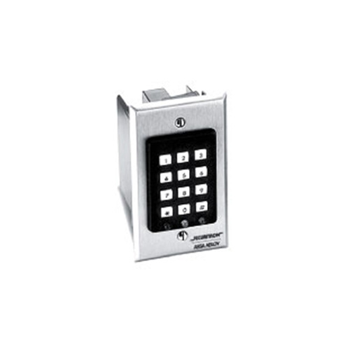 Digital Keypad System Indoor Single Gang Satin Stainless Steel Finish