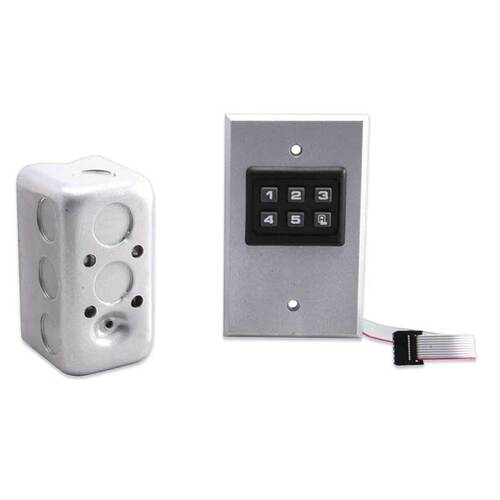 OUTSIDE REPLACEABLE KEYPAD FOR PG30MS Silver, Black