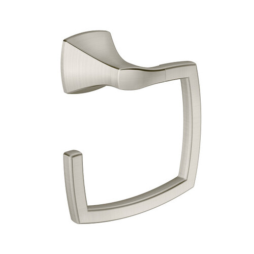 Voss Towel Ring Brushed Nickel Finish