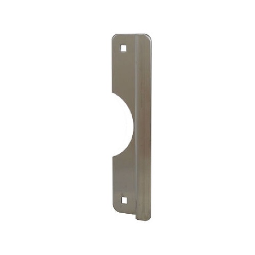 2-5/8" x 10" Short Latch Protector for Outswing Doors Satin Stainless Steel Finish