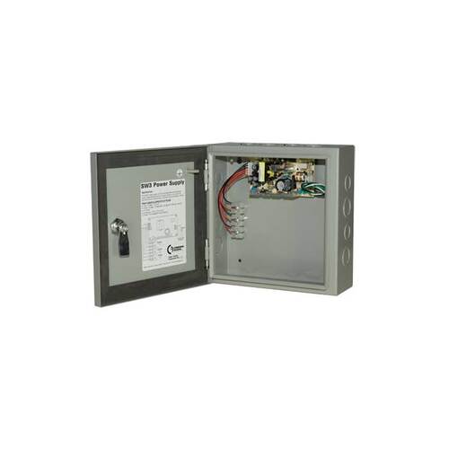 COMMANDACC 2.4 AMP 27VDC REGULATED POWER SUPPLY W/ 3 NON-FUSED