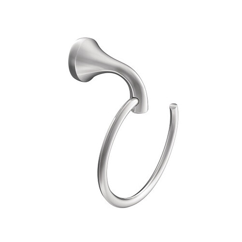 Eva Towel Ring Bright Chrome Finish