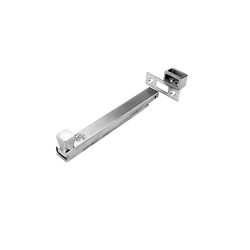 8" UL Rated Concealed Screws Surface Bolt Satin Chrome Finish