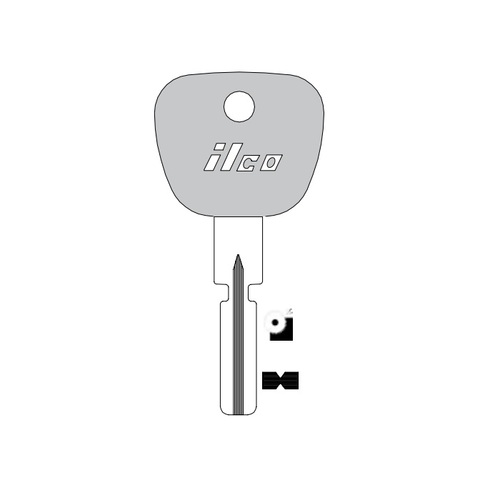 Kaba Ilco S7BWP Plastic Head Key