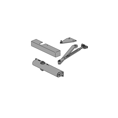 Falcon SC81ARW/PASLIMBRASS SC80 Series Door Closers, Satin Brass Painted