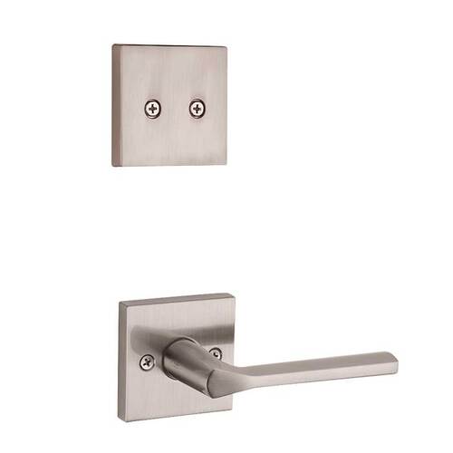 Lisbon Lever Interior Dummy Handleset Trim Satin Nickel