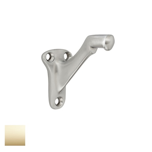 059 Hand Rail Bracket, Bright Polished Brass