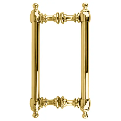 Polished Brass 8" Colonial Style Back-to-Back Pull Handles