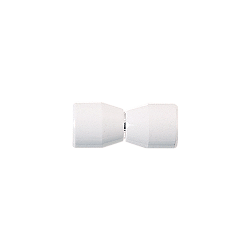 White Back-to-Back Bow-Tie Style Knobs