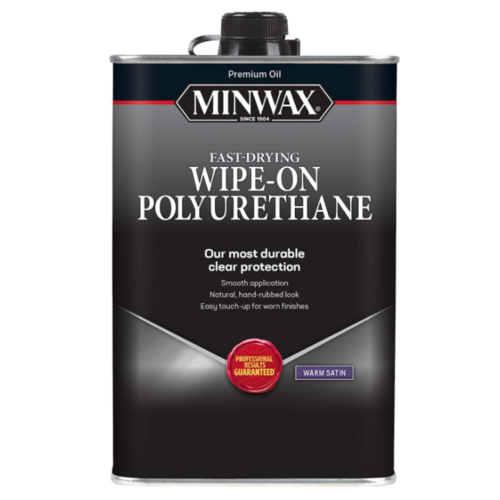 Minwax 40910000 Wipe-On Poly Paint, Liquid, Clear, 1 pt, Can