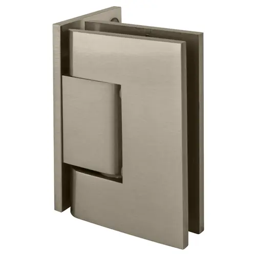 CRL GEN044BN Brushed Nickel Geneva 044 Series Wall Mount Offset Back Plate Hinge