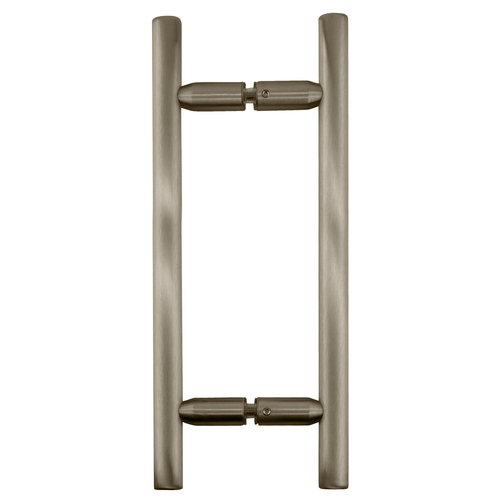 Brushed Nickel 8" Ladder Style Back-to-Back Pull Handles