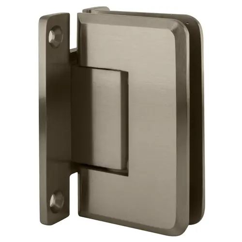 Brushed Nickel Pinnacle 037 Series Wall Mount 'H' Back Plate Hinge