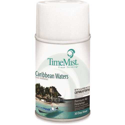 TimeMist TMS1042756 6.6 oz. Caribbean Waters Automatic Air Freshener Spray Refill