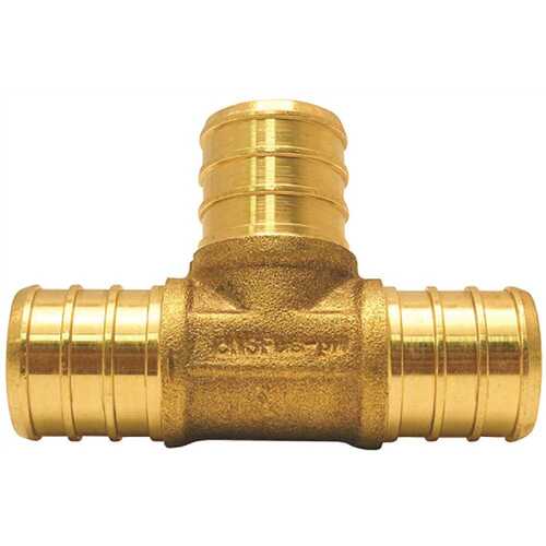 3/4 in. Brass PEX-B Barb Tee