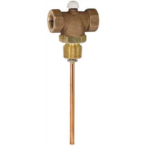 Watts 3/4 LF210-5 M2 3/4 in. Lead Free Automatic Temperature Gas Shutoff Valve Bronze/Copper Metallic