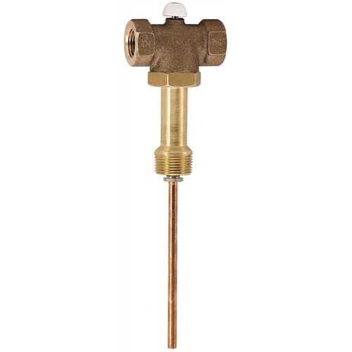 Watts 556027 3/4 in. Lead Free Automatic Temperature Gas Shutoff Valve Bronze/Copper Metallic