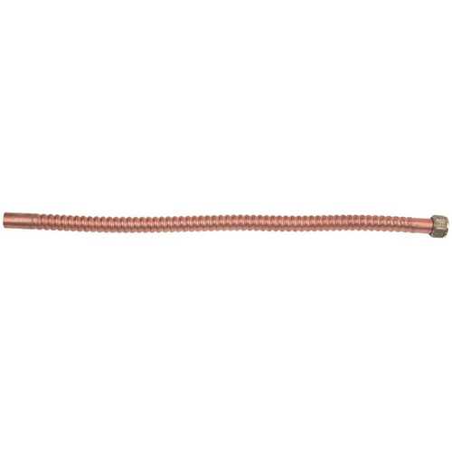 3/4 in. FIP x 3/4 in. Nominal Male Sweat x 24 in. Copper Water Heater Connector (7/8 in. O.D.) Bronze/Copper Metallic