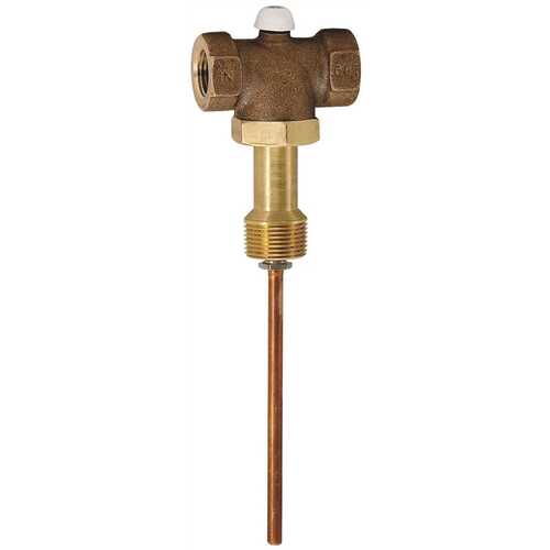 Watts 3/4 LFL210-5 M2 3/4 in. Lead Free Automatic Temperature Gas Shutoff Valve Bronze/Copper Metallic