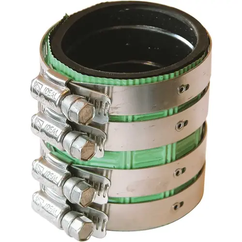 HEAVY-DUTY NO-HUB COUPLING, 2 IN