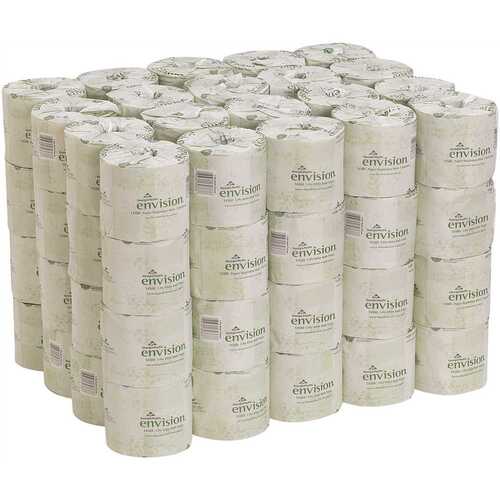 Brawny Industrial 29050/03 White 1-Ply Bathroom Tissue