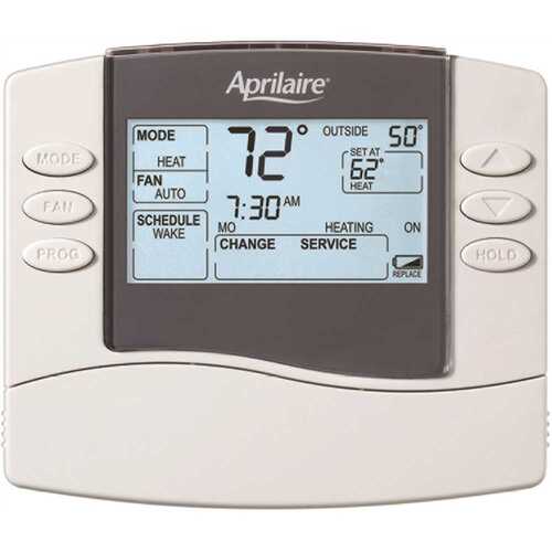 4.75 in. x 5.75 in. [5/2- Day or 5/1/1- Day] Programmable Thermostat 2H/2C or 4H/2C Heat Pump