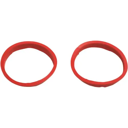 1-1/2 in. Sink Drain Pipe Rubber Slip-Joint Washer Red