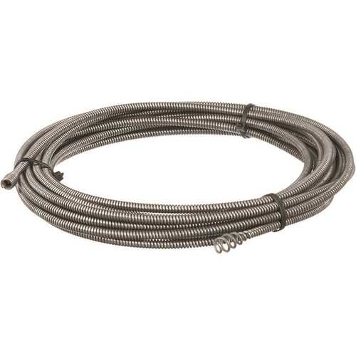 RIDGID 55983 1/4 in. x 30 ft. C-1 IC Inner Core Drain Cleaning Snake Auger Machine Replacement Cable for PowerClear Drain Cleaner