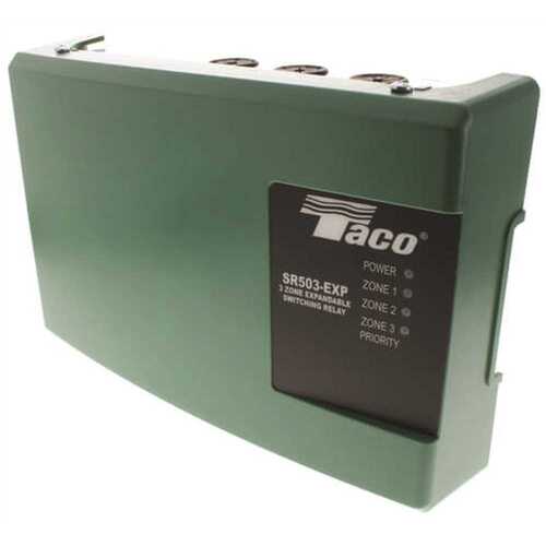 Taco Comfort Solutions SR503-EXP 3-Zone Expandable Switching Relay with Priority